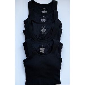 Built In Bra Tank Top • Cropped Tank Top • Black Tank | KLASSY NETWORK